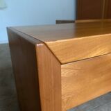 Vintage bedside tables in solid elm