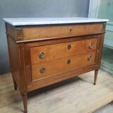 Louis XVI style chest of drawers with 2 drawers