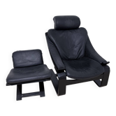 Kroken armchair with ottoman - Åke Fribytter - Roche