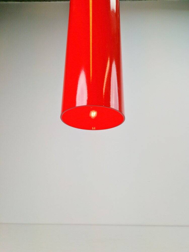 Minimalist Pipeline Pendant Lamps by Ole Pless Jørgensen for Nordisk Solar, 1970s, Set of 2