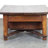 Late 18th-century Spanish coffee table with deep drawer and a beautiful patina