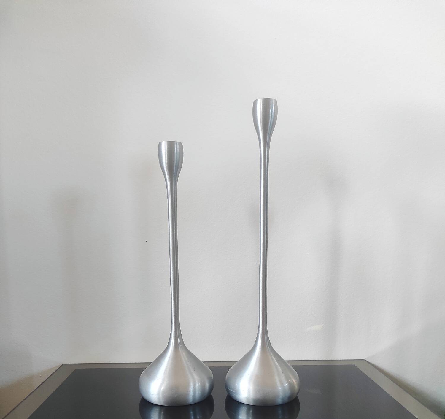 Pair of Space Age candlesticks