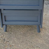 Semainier, high Dresser dark grey vintage