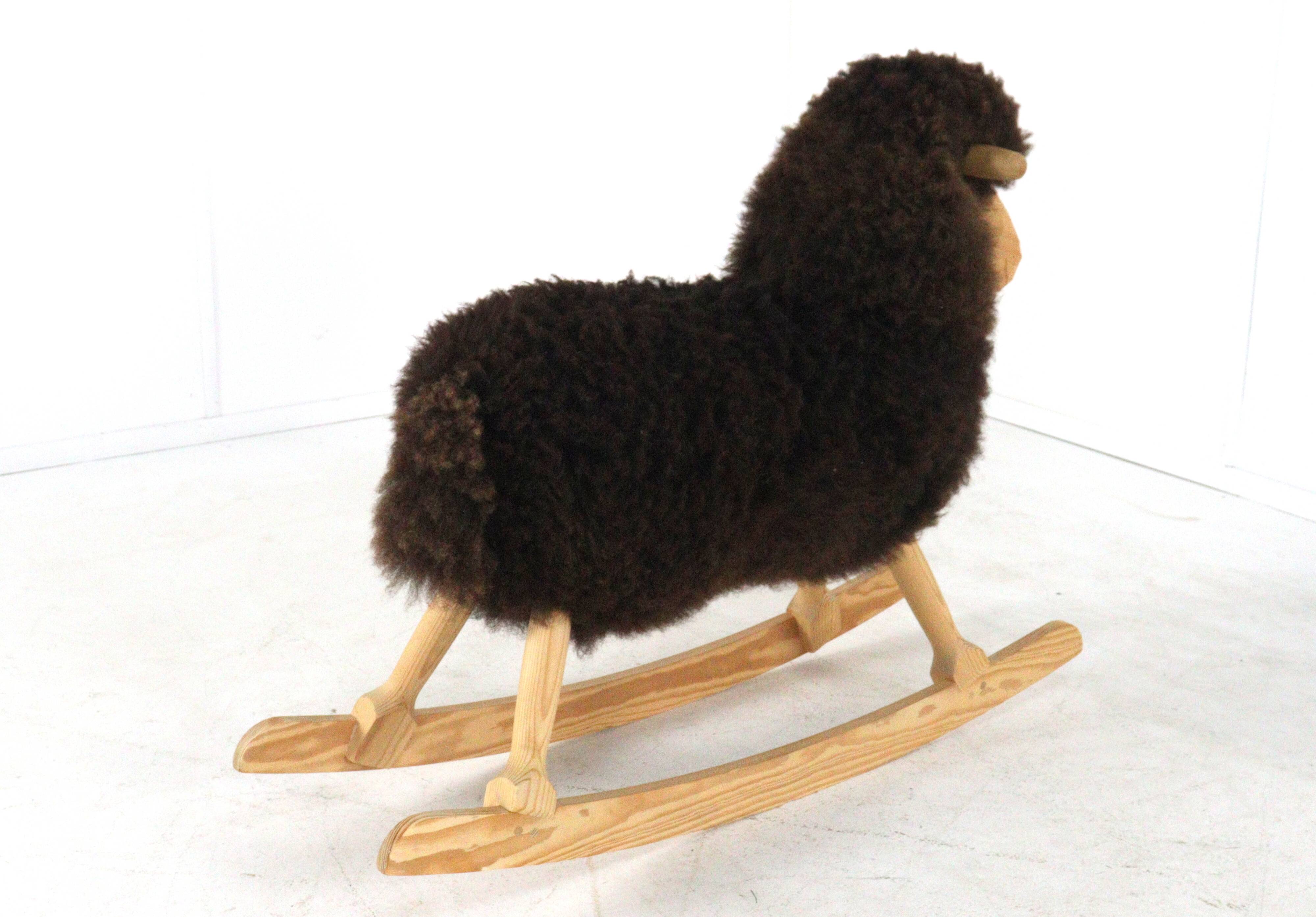 Povl Kjer rocking sheep - design danois