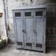 Patinated industrial wardrobe
