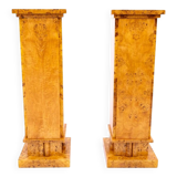 Art Deco pedestals, 1940s, Poland.