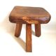 Brutalist tripod stool from the 1960s.