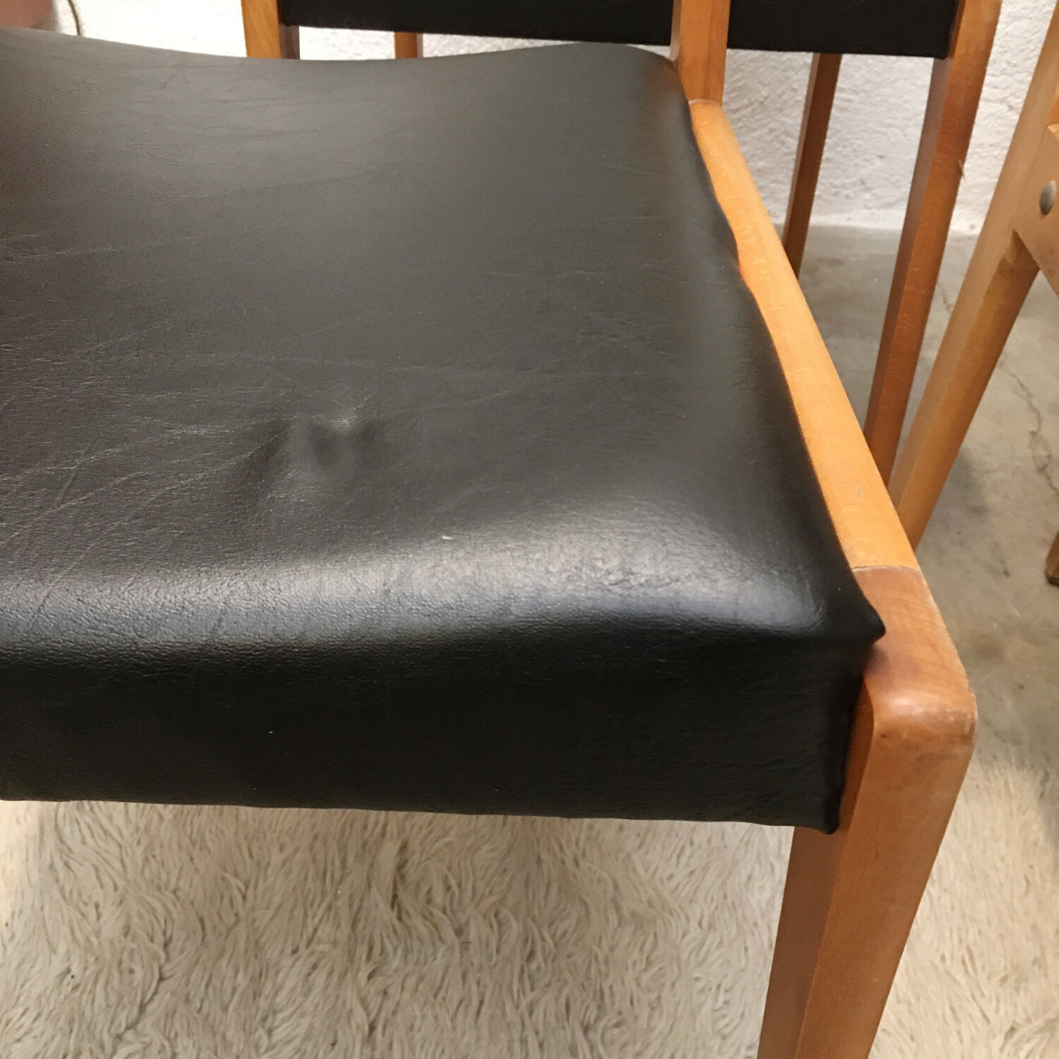 Series of 4 vintage chairs made in Germany