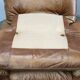 Pair of Arcon Italia Cognac Buffalo Leather Lounge Armchairs