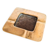 1970s Vintage Brass Copper Ashtray Germany