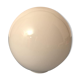 Round globe in white opaline