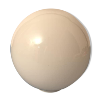 Round globe in white opaline