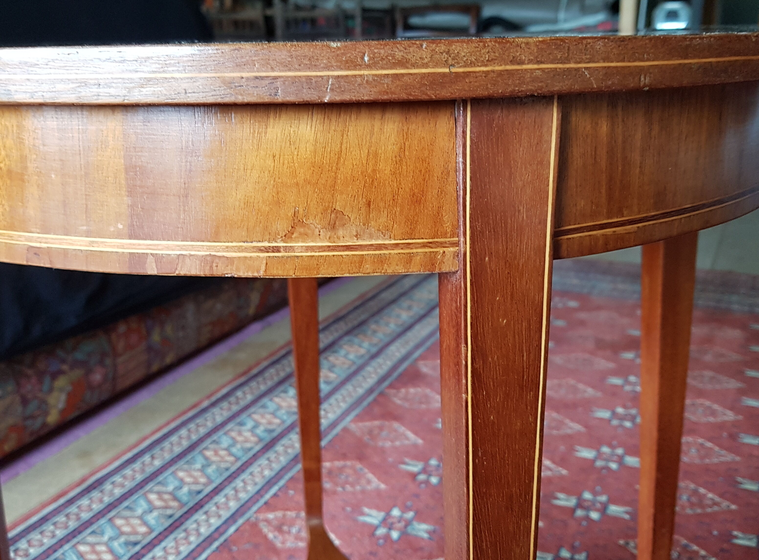 Mahogany side table