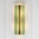 Contemporary Rectangular Murano Glass Wall Sconces With Chrome Finish – Set