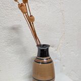 Vintage glazed stoneware vase