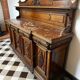 Two-part Renaissance-style buffet - Solid oak & marble, late 19th century