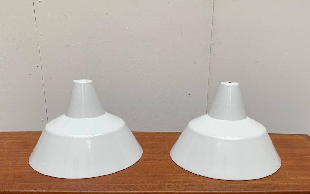 Large Danish mid-century pendant lamp by Emaille Amatur for Louis Poulsen.