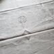 Nappe ancienne damassée + 12 serviettes