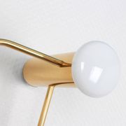 Leola Sciolari Ceiling Light in Dark Brass, Germany, 1980s