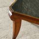 Table basse Art Déco en noyer et miroir, 1940