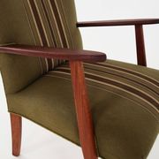 Fauteuil en teck, années 1960, design danois, fabrication : Danemark