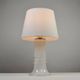 Large Glass Table Lamp by Hannelore Dreutler/Studio Åhus for Ateljé Lyktan, signed and dated 1981