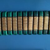 Old art deco table set in earthenware