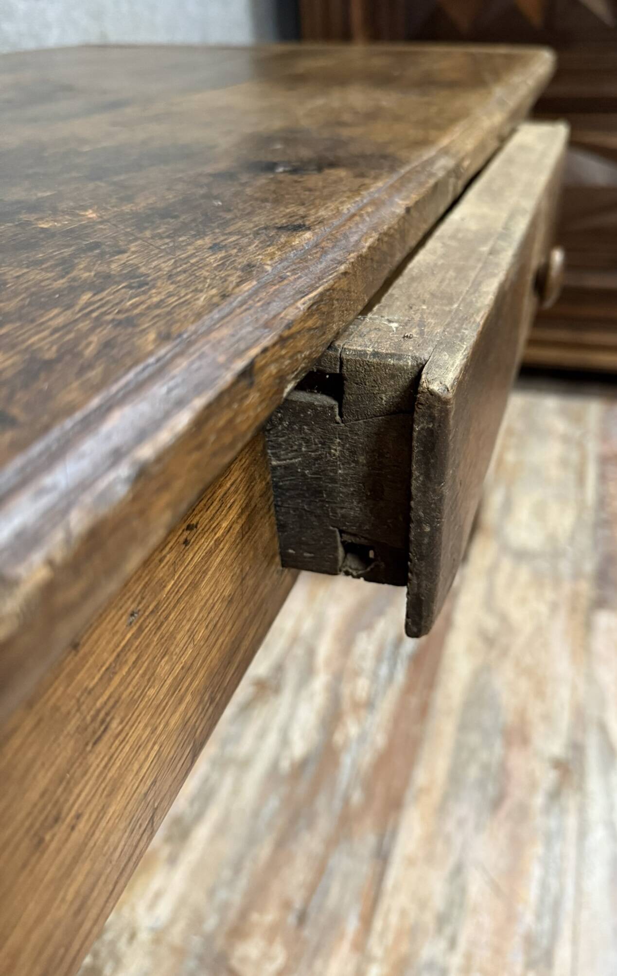 Louis XIII period desk in solid wood
