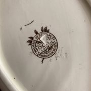 Antique Boch La Louvière Belgium dish