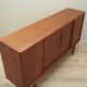 Buffet haut en teck, design danois, années 1960, production : Omann Jun