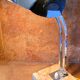 Antique Vintage Art Deco Chrome Metal Desk Lamp