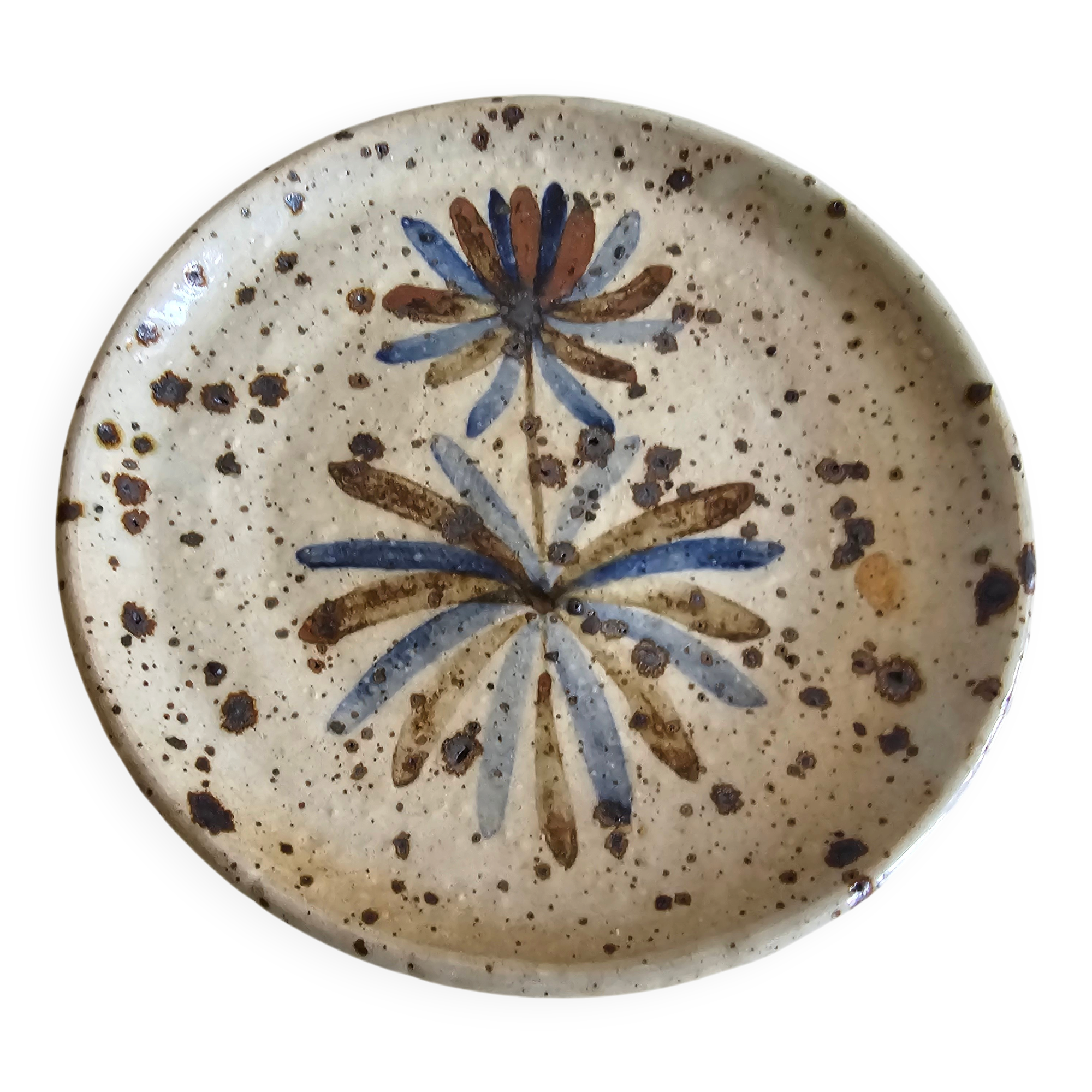 Assiette en céramique dans le gout de Suzanne Dauliach - Gustave Reynaud
