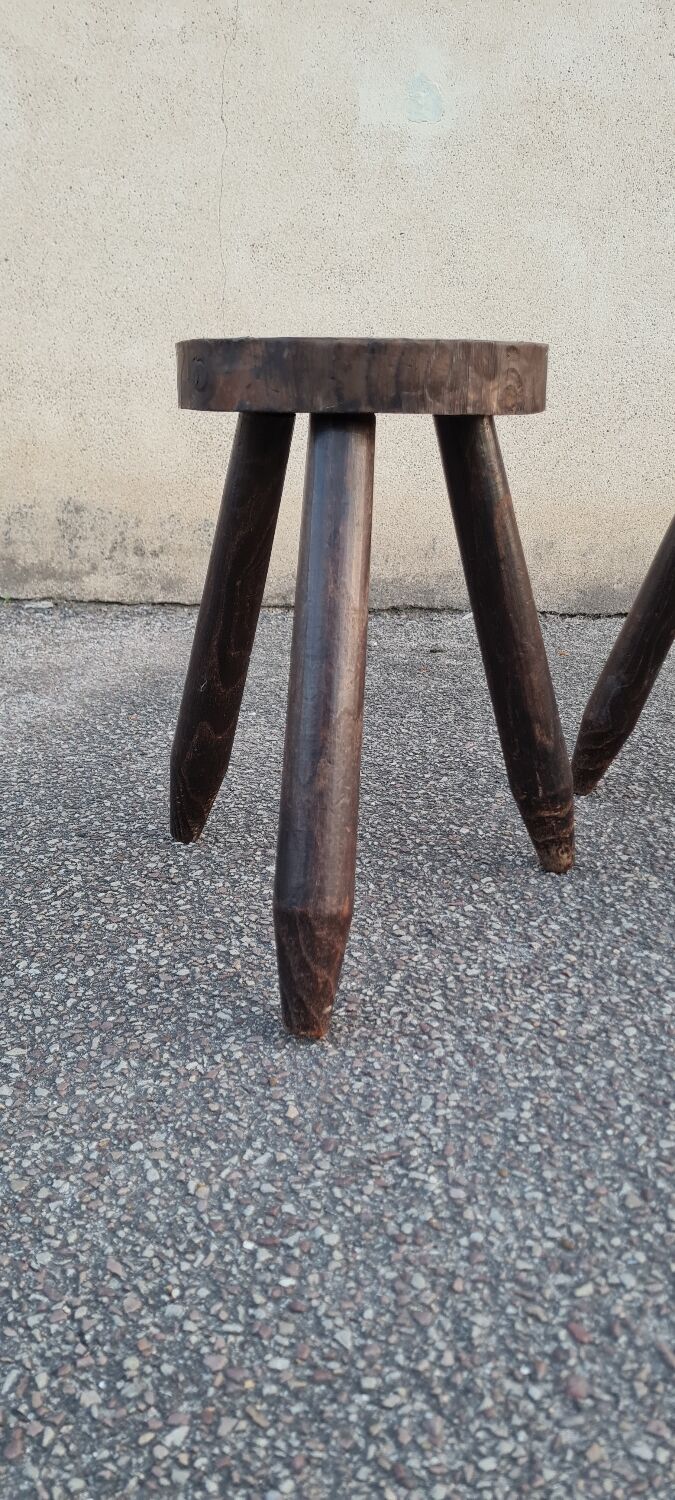 Pair of tripod stools