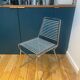 2 chaises métal sandows
