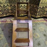 Bookstep ladder and Louis XVI bench