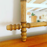 1900 mirror in light wood