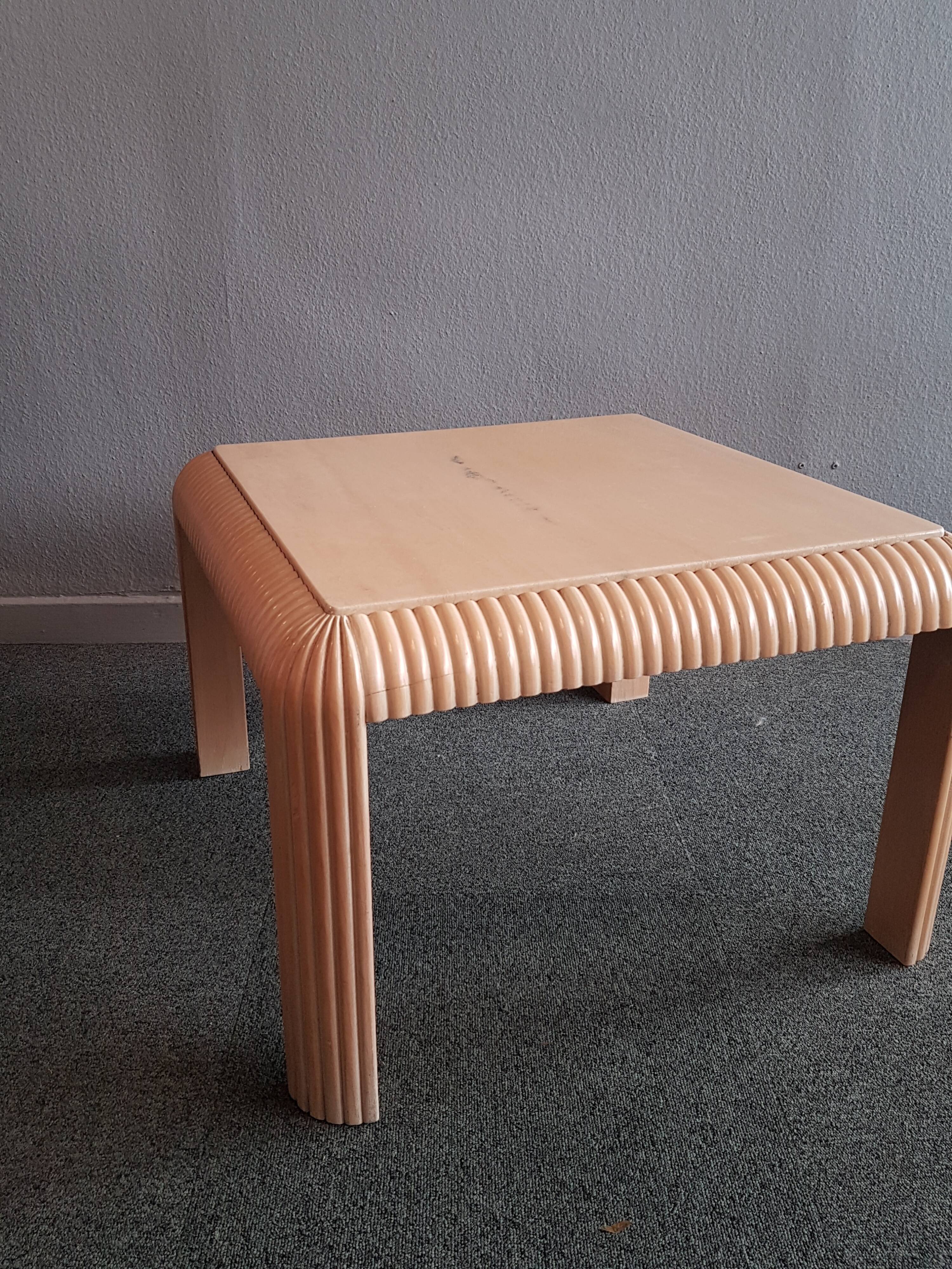 Italian travertine coffee table