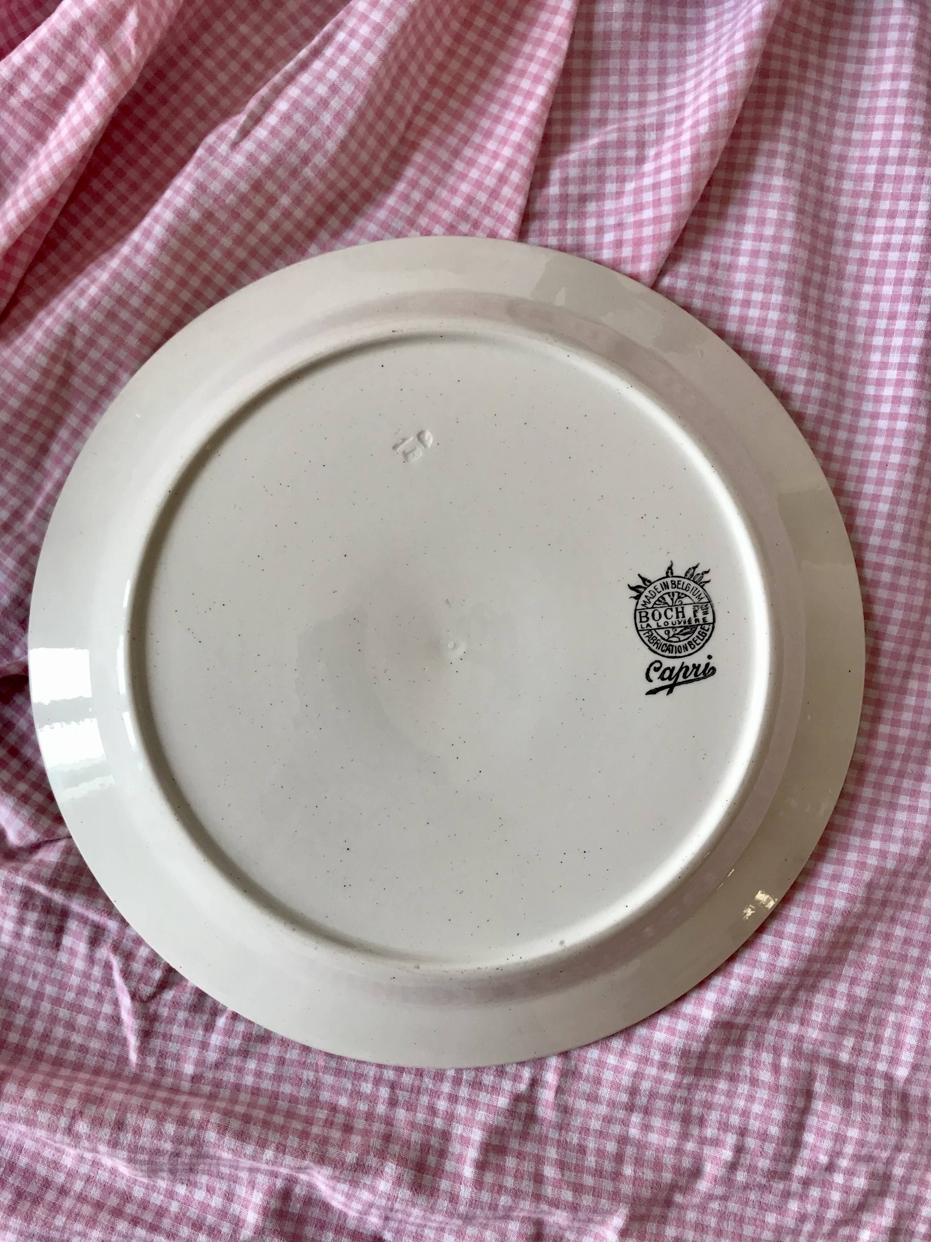 Capri dish Boch la Louviere