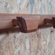 Wooden coat rack