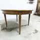 Louis XV round table + 3 extensions 115 cm max 2m50
