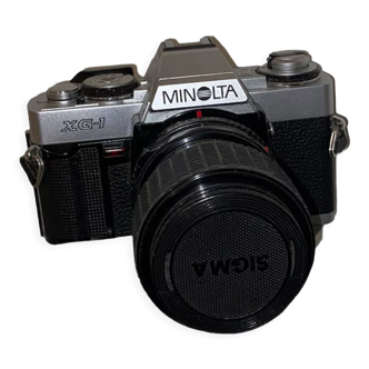Reflex fonctionnel minolta xg-1 zoom sigma 35-70mm f/2,8