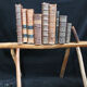 Banc brutaliste en bois d'arbre