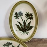 Ravier en grès Herbier Gien vintage