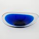 Glass platter, Danish design, 1970s, made in Denmark