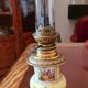 Porcelain and copper oil lamp