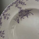 Assiette creuse ancienne Longwy Hanoï