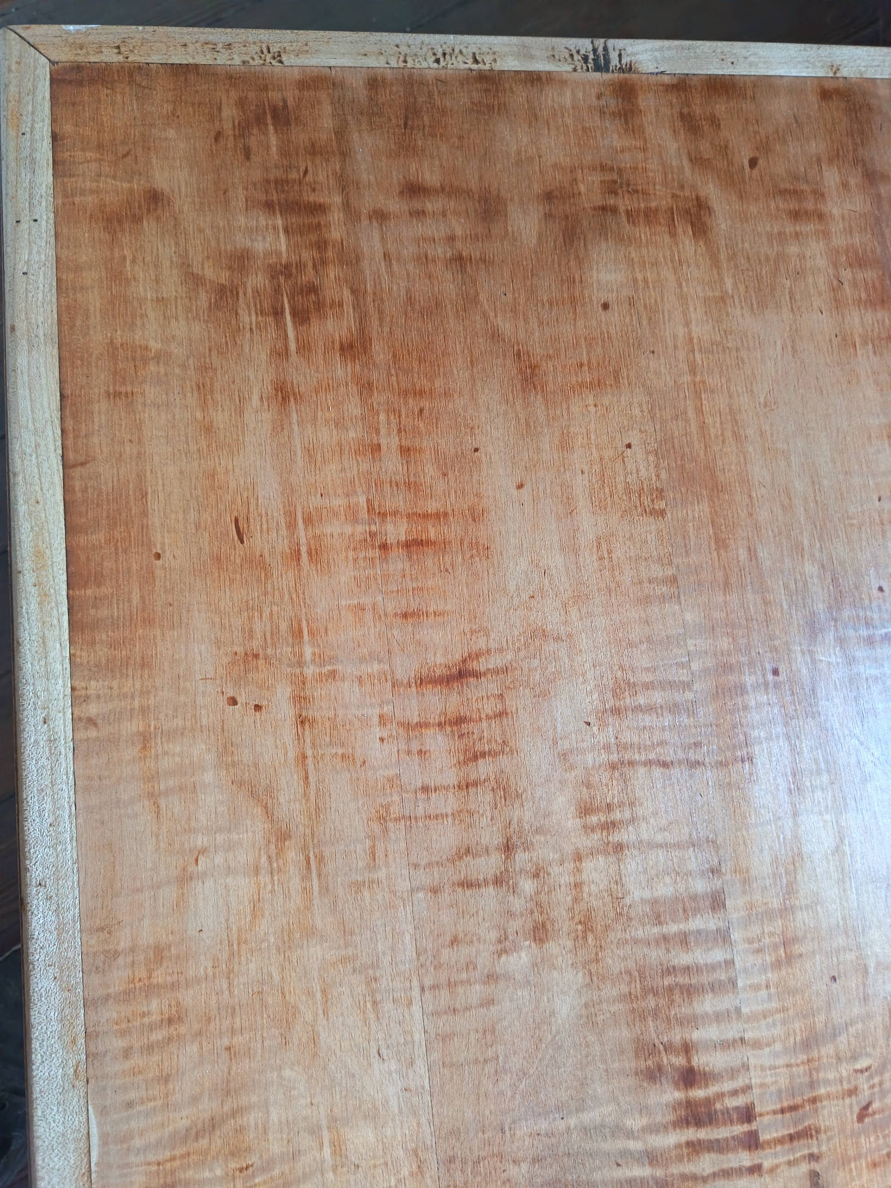 Table basse de ferme en bois patiné avec rallonge