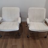 Deux fauteuils scandinaves, années 70