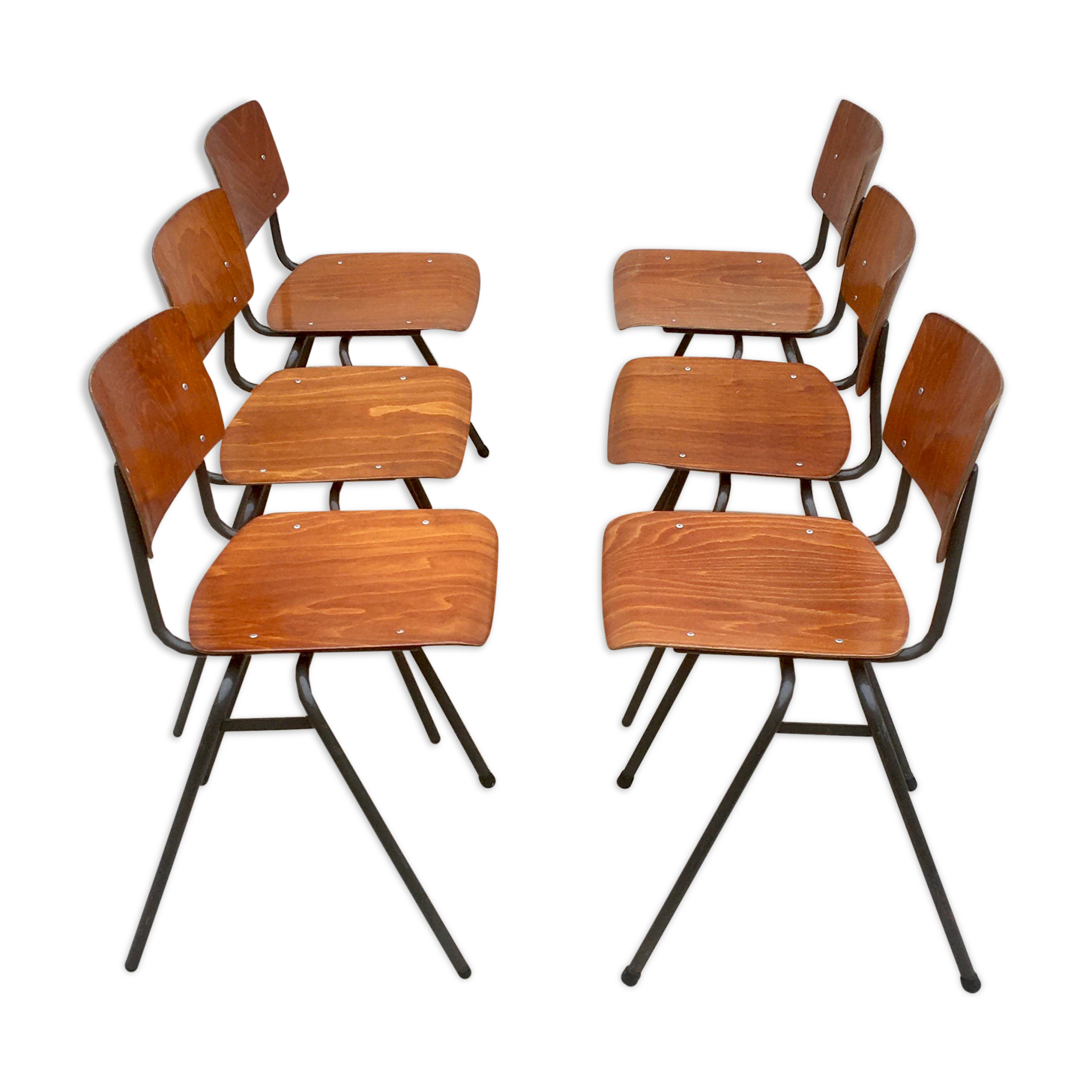 Set of 6 vintage Marko chairs