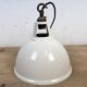 Vintage Industrial Beige Painted Pendant Lamp